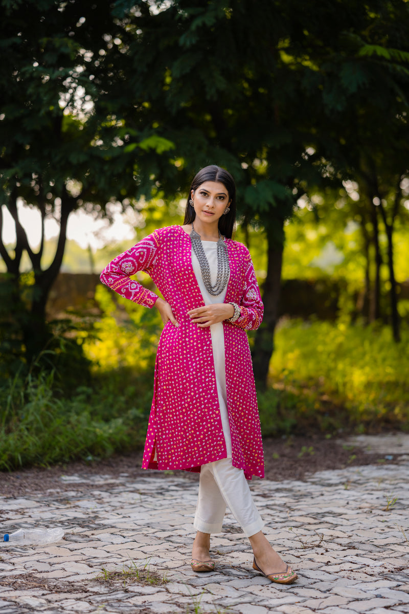 Slay it in style with the front-slit jacket kurti - Times of India